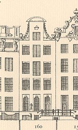 Keizersgracht 160, Tekening Caspar Philips