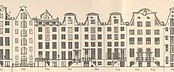 Keizersgracht 617-629, Tekening Caspar Philips