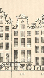 Keizersgracht 262  Tekening Caspar Philips