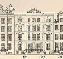 Keizersgracht 279, Tekening Caspar Philips