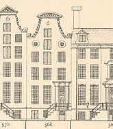 Keizersgracht 568 Tekening Caspar Philips