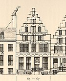 Keizersgracht 55 tekening Caspar Philips