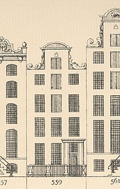 Keizersgracht 559, Tekening Caspar Philips