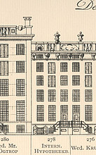 Herengracht 278 tekening Caspar Philips