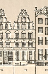 Keizersgracht 99, Tekening Caspar Philips