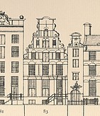 Keizersgracht 83 tekening Caspar Philips