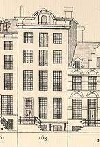 Keizersgracht 163, Tekening Philips Caspar