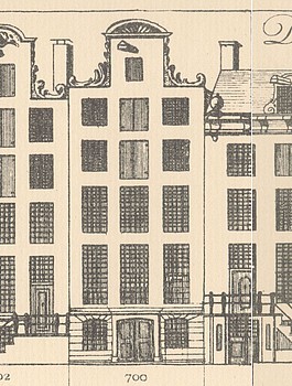 Keizersgracht 700 Tekening Caspar Philips