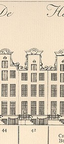 Herengracht 42 tekening Caspar Philips