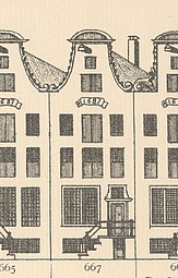 Keizersgracht 667, Tekening Caspar Philips