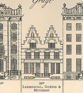 Herengracht 340 , Tekening Caspar Philips