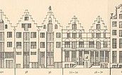 Keizersgracht 28 - 38, Tekening Caspar Philips