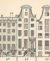 Keizersgracht 474,Tekening Caspar Philips