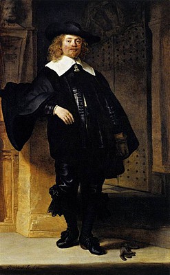 Andries de Graeff (1611-1678) geschilderd door Rembrand in 1639. Van Staatliche Museen, Kassel.