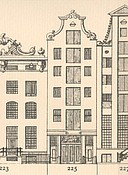 Herengracht 225, Tekening Caspar Philips