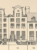 Keizersgracht 93 tekening Caspar Philips