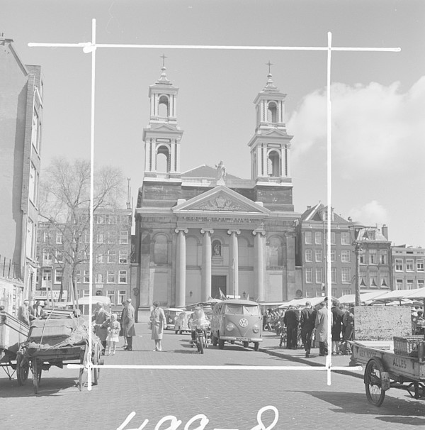 Waterlooplein 207 kerk 1962 Schaap SAA