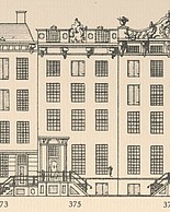 Keizersgracht 375, Tekening Caspar Philips