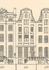 Keizersgracht 530 Tekening Caspar Philips