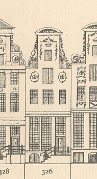 Keizersgracht 326, Tekening Caspar Philips