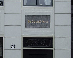 Herengracht 73, gevelsteen