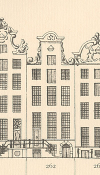 Keizersgracht 262  Tekening Caspar Philips