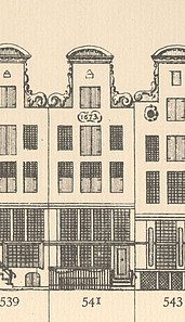 Keizersgracht 541, Tekening Caspar Philips