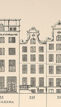 Keizersgracht 335 Tekening Caspar Philips