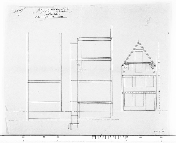 Herengracht 101 tekening 1871 3 SAA