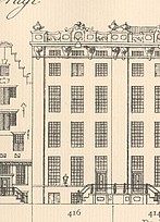 Keizersgracht 416, Tekening Caspar Philips