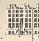 Herengracht 560, tekening Caspar Philips