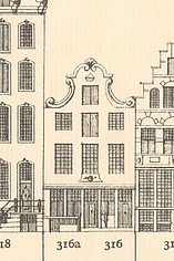 Keizersgracht 316, Tekening Caspar Philips