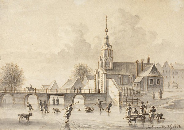 poort 4 tekening 1832 Dankes