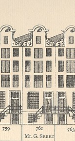 Keizersgracht 761, Tekening Caspar Philips