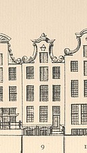 Keizersgracht 9 tekening Caspar Philips