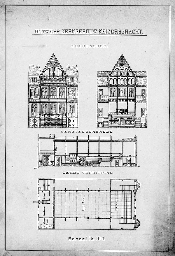 Keizersgracht 566 bouwtekening D Kuipers SAA