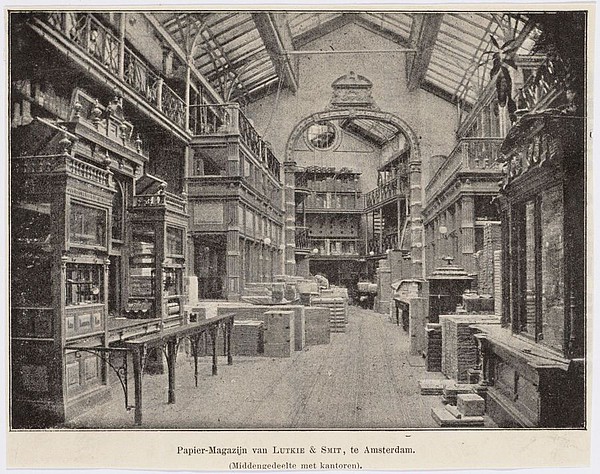 Nieuwendijk 188-190 Interieur  Papier-Magazijn SAA