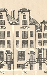 Keizersgracht 669, Tekening Caspar Philips