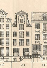 Keizersgracht 544 Tekening Caspar Philips