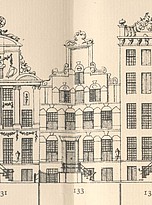 Keizersgracht 133, Tekening Philips Caspar