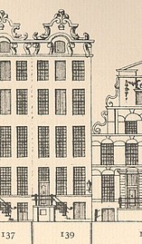 Keizersgracht 139, Tekening Philips Caspar