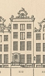 Keizersgracht 112, Tekening Caspar Philips