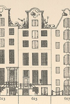 Keizersgracht 615, Tekening Caspar Philips