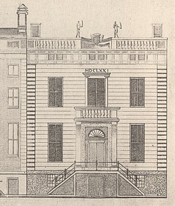 Herengracht 4, tekening Cornelis Danckerts