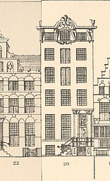 Herengracht 20 tekening Caspar Philips