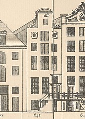 Keizersgracht 639, Tekening Caspar Philips