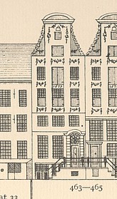 Keizersgracht 463, Tekening Caspar Philips