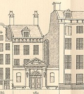 Keizersgracht 384, Tekening Caspar Philips