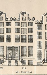 Keizersgracht 733, Tekening Caspar Philips