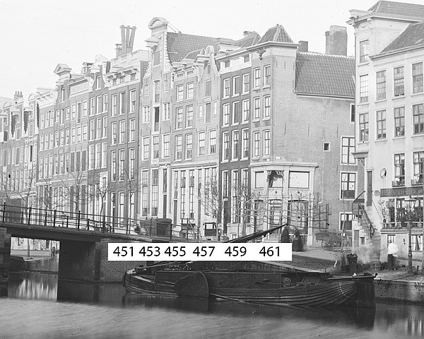 Keizersgracht 429 - 473 voor afbraak 455